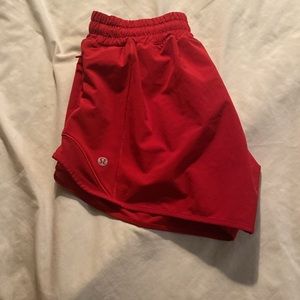 Lululemon Red Hotty Hot shots